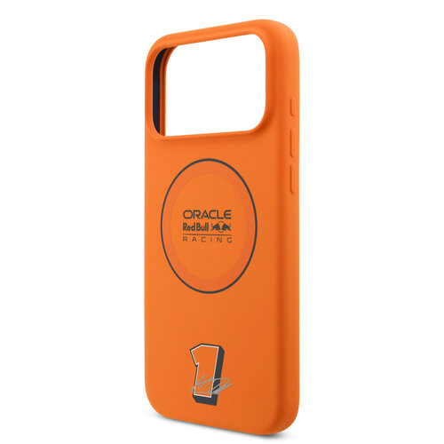 Red Bull Racing Red Bull Racing iPhone 17 Pro Max Back cover coque - Magsafe - Liquid Silicone - Black Ring - Orange