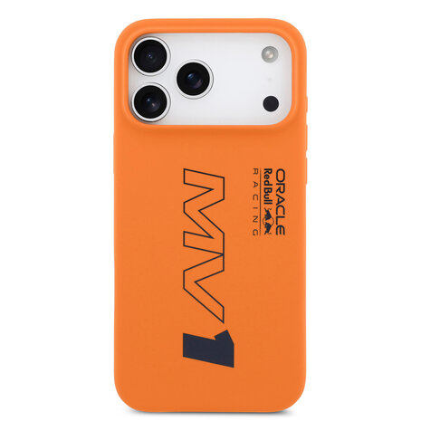 Red Bull Racing Red Bull Racing iPhone 17 Pro Max Back-Cover hul - Magsafe - Liquid Silicon - MV1 - Orange