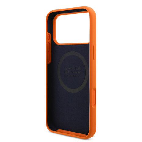 Red Bull Racing Red Bull Racing iPhone 17 Pro Max Back-Cover hul - Magsafe - Liquid Silicone - Big Vertical Logo - Orange