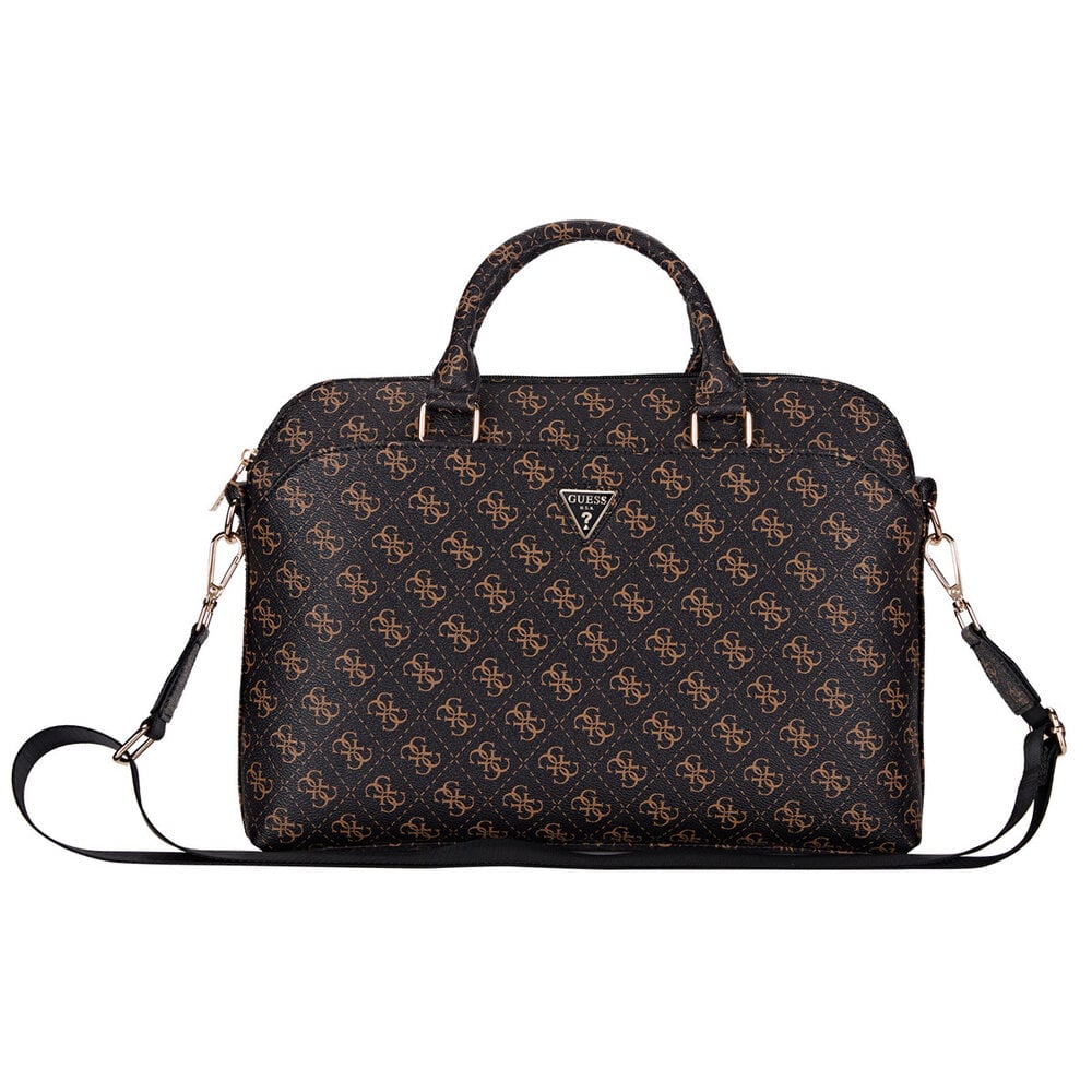 Guess Guess 15 Inch PU Leather Laptop and Tablet Bag - New 4G - Noir Guess Guess 15 Inch PU Leather Laptop and Tablet Bag - New 4G - Noir