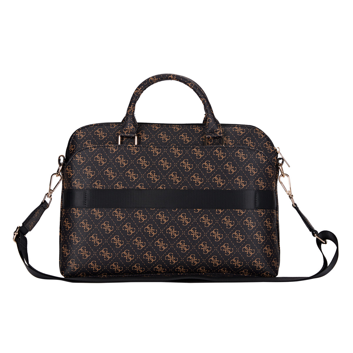 Guess Guess 15 Inch PU Leather Laptop and Tablet Bag - New 4G - Zwart, foto 3 van 3