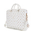 Guess 16 Inch PU Leather Laptop and Tablet Bag - 4G Peony - Wit Guess 16 Inch PU Leather Laptop and Tablet Bag - 4G Peony - Wit