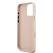 Guess Guess iPhone 16 Pro Max Back-Cover hul - 4G - Big Metal Logo - Gold Edge - Rosa