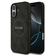 Guess Guess iPhone 17 Back cover case - Magsafe PU Leather - 4G Classic Logo - Black
