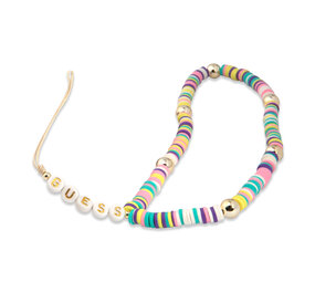 Guess Guess Phone Strap - Heishi Beads and Pearls - 25cm - Multicolor