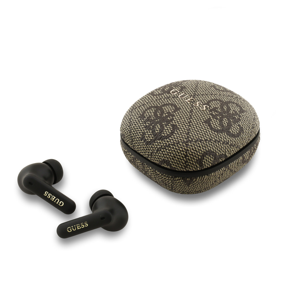 Guess Guess Bluetooth Earbuds - TWS - ENC 4G - Classic Metal Logo - Bruin