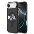 Karl Lagerfeld iPhone 17 Air Back cover case - Magsafe - Glitter K&C Sketch Logo - Black