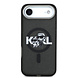 Karl Lagerfeld Karl Lagerfeld iPhone 17 Air Back-Cover hul - Magsafe - Glitter K&C Sketch Logo - Schwarz