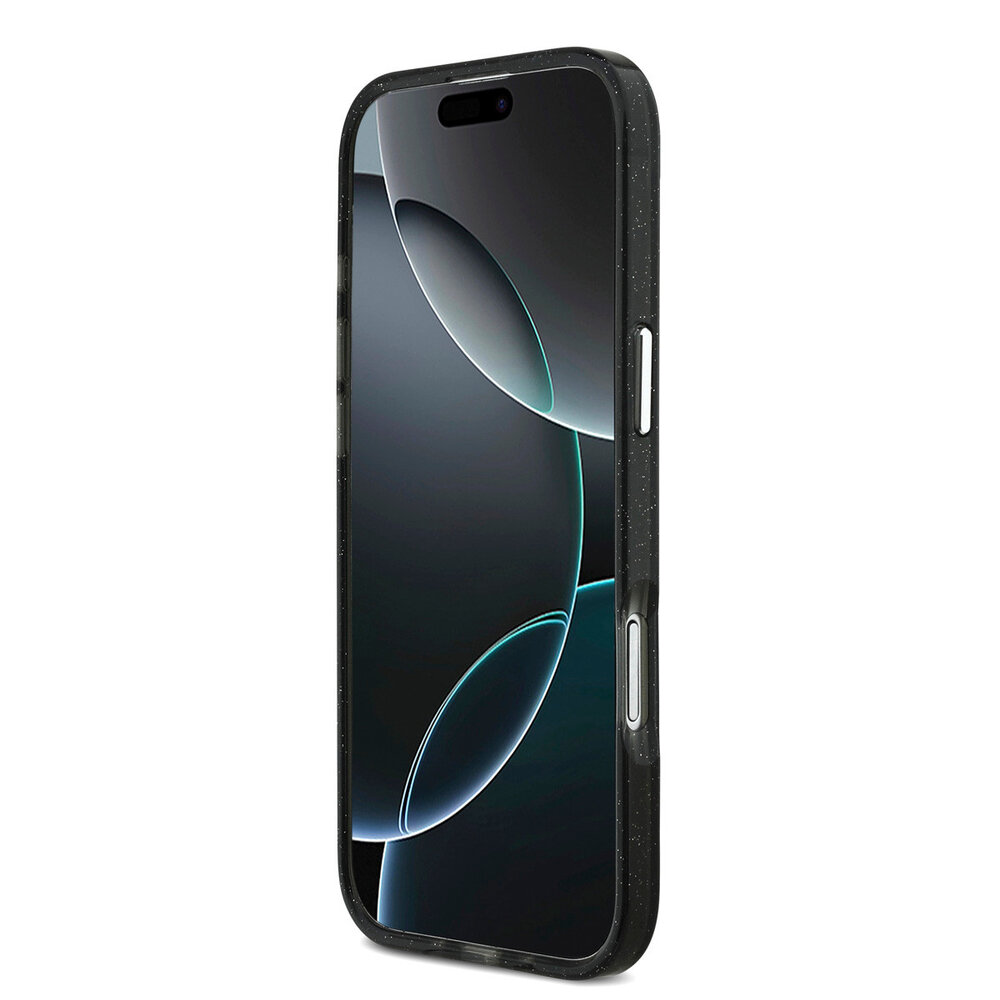 Karl Lagerfeld Karl Lagerfeld iPhone 17 Air Backcover hoesje - Magsafe - Glitter K&C Sketch Logo - Zwart Karl Lagerfeld Karl Lagerfeld iPhone 17 Air Backcover hoesje - Magsafe - Glitter K&C Sketch Logo - Zwart