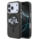 Karl Lagerfeld Karl Lagerfeld iPhone 17 Pro Back-Cover hul - Magsafe - Glitter K&C Sketch Logo - Schwarz