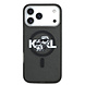 Karl Lagerfeld Karl Lagerfeld iPhone 17 Pro Max Back-Cover hul - Magsafe - Glitter K&C Sketch Logo - Schwarz