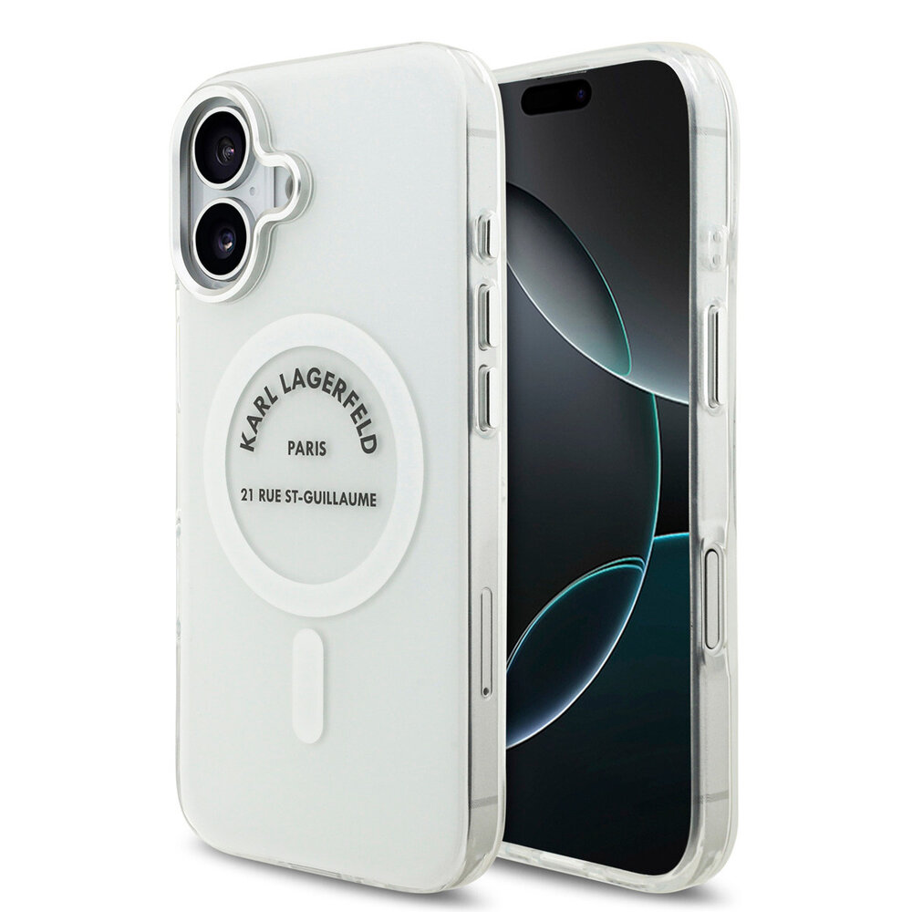 Karl Lagerfeld Karl Lagerfeld iPhone 17 Back-Cover hul - Magsafe IML - RSG Logo - Transparent