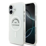 Karl Lagerfeld Karl Lagerfeld iPhone 17 Backcover hoesje - Magsafe IML - RSG Logo - Transparant