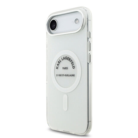 Karl Lagerfeld Karl Lagerfeld iPhone 17 Air Back-Cover hul - Magsafe IML - RSG Logo - Transparent