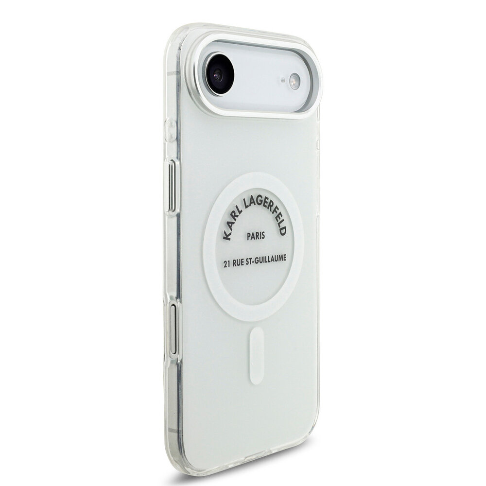 Karl Lagerfeld Karl Lagerfeld iPhone 17 Air Back-Cover hul - Magsafe IML - RSG Logo - Transparent