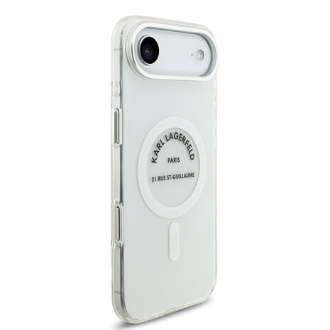 Karl Lagerfeld Karl Lagerfeld iPhone 17 Air Back-Cover hul - Magsafe IML - RSG Logo - Transparent