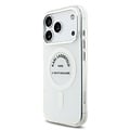 Karl Lagerfeld Karl Lagerfeld iPhone 17 Pro/iPhone 18 Pro Coque arrière MagSafe IML Logo RSG - Transparent