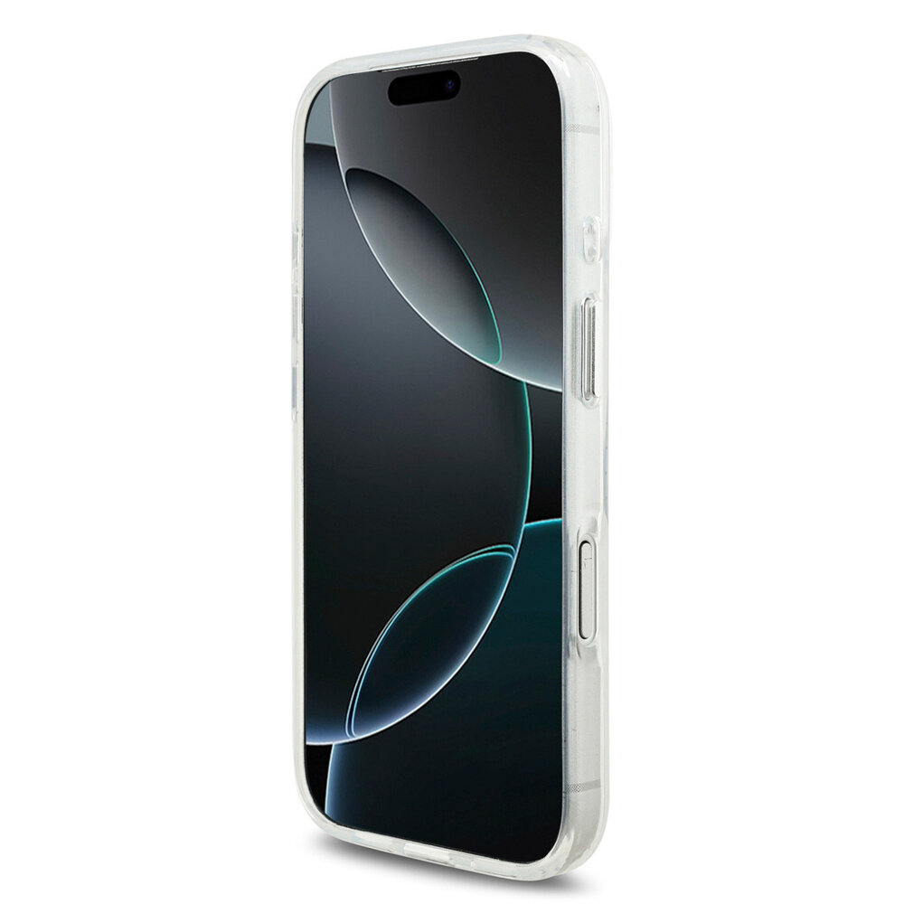 Karl Lagerfeld Karl Lagerfeld iPhone 17 Pro Backcover hoesje - Magsafe IML - RSG Logo - Transparant