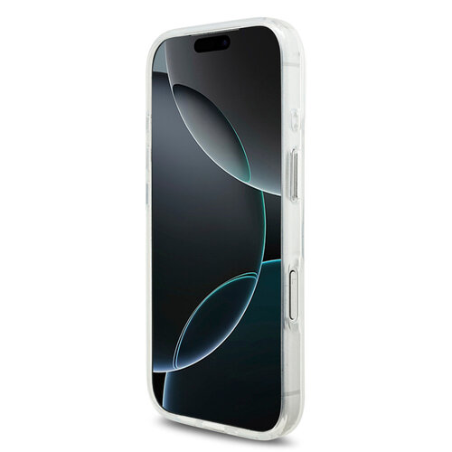 Karl Lagerfeld Karl Lagerfeld iPhone 17 Pro/iPhone 18 Pro Coque arrière MagSafe IML Logo RSG - Transparent