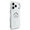 Karl Lagerfeld Karl Lagerfeld iPhone 17 Pro/iPhone 18 Pro Coque arrière MagSafe IML Logo RSG - Transparent