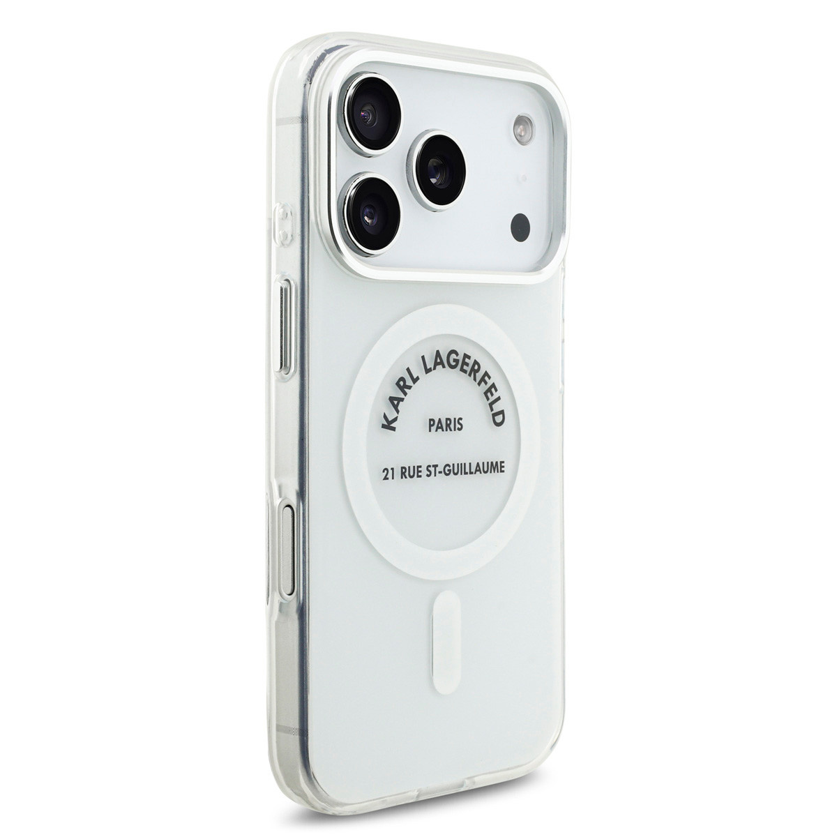 Karl Lagerfeld Karl Lagerfeld iPhone 17 Pro Backcover hoesje - Magsafe IML - RSG Logo - Transparant, foto 4 van 6