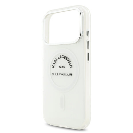 Karl Lagerfeld Karl Lagerfeld iPhone 17 Pro Back-Cover hul - Magsafe IML - RSG Logo - Transparent