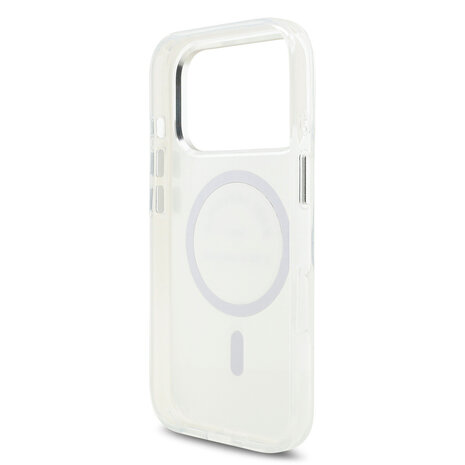 Karl Lagerfeld Karl Lagerfeld iPhone 17 Pro Backcover hoesje - Magsafe IML - RSG Logo - Transparant