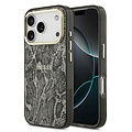 Guess Guess iPhone 17 Pro/iPhone 18 Pro Coque arrière MagSafe Motif python - Noir