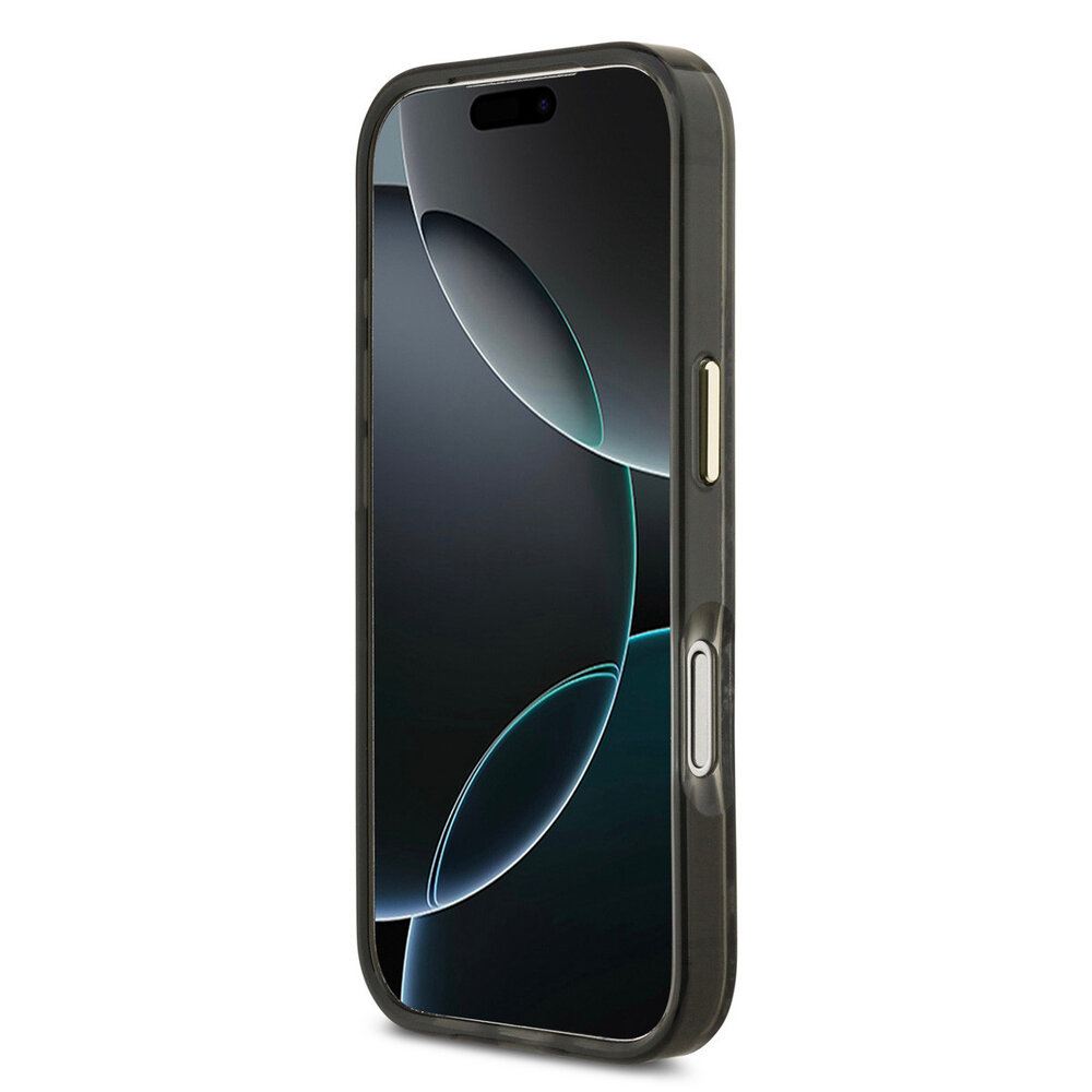 Guess Guess iPhone 17 Pro Backcover hoesje - Magsafe - Python Pattern - Zwart Guess Guess iPhone 17 Pro Backcover hoesje - Magsafe - Python Pattern - Zwart