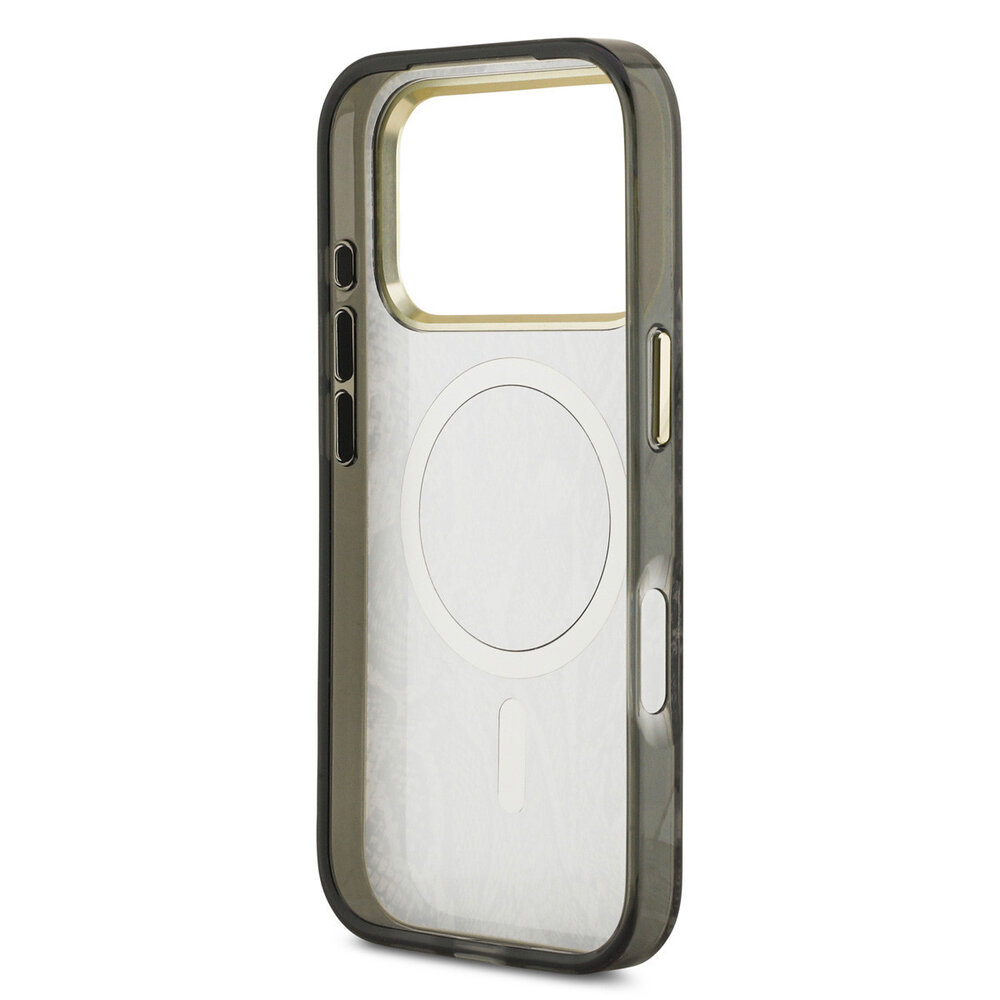 Guess Guess iPhone 17 Pro Back cover coque - Magsafe - Python Pattern - Noir