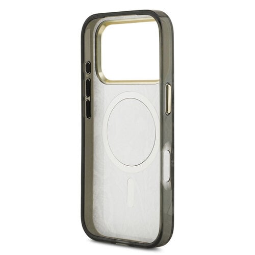 Guess Guess iPhone 17 Pro/iPhone 18 Pro Handyhülle MagSafe Pythonmuster - Schwarz