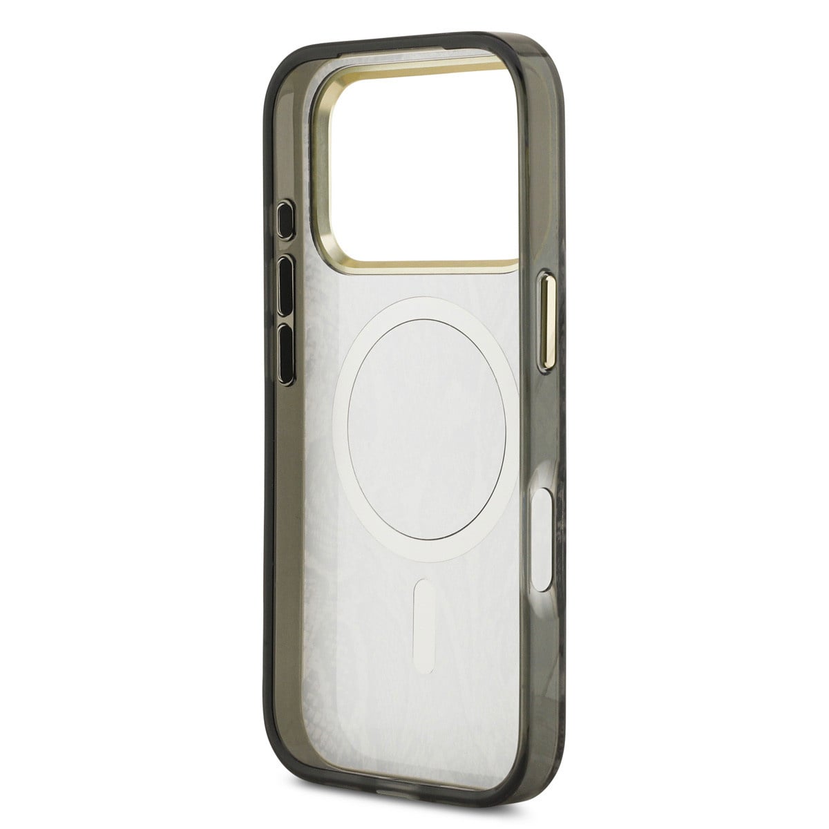 Guess Guess iPhone 17 Pro Backcover hoesje - Magsafe - Python Pattern - Zwart, foto 6 van 6