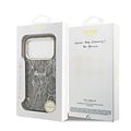 Guess Guess iPhone 17 Pro/iPhone 18 Pro Handyhülle MagSafe Pythonmuster - Schwarz