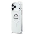 Karl Lagerfeld Karl Lagerfeld iPhone 17 Pro Max/iPhone 18 Pro Max Coque arrière MagSafe IML Logo RSG - Transparent