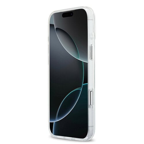 Karl Lagerfeld Karl Lagerfeld iPhone 17 Pro Max/iPhone 18 Pro Max Coque arrière MagSafe IML Logo RSG - Transparent