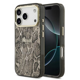 Guess Guess iPhone 17 Pro Back cover coque - Magsafe - Python Pattern - Marron