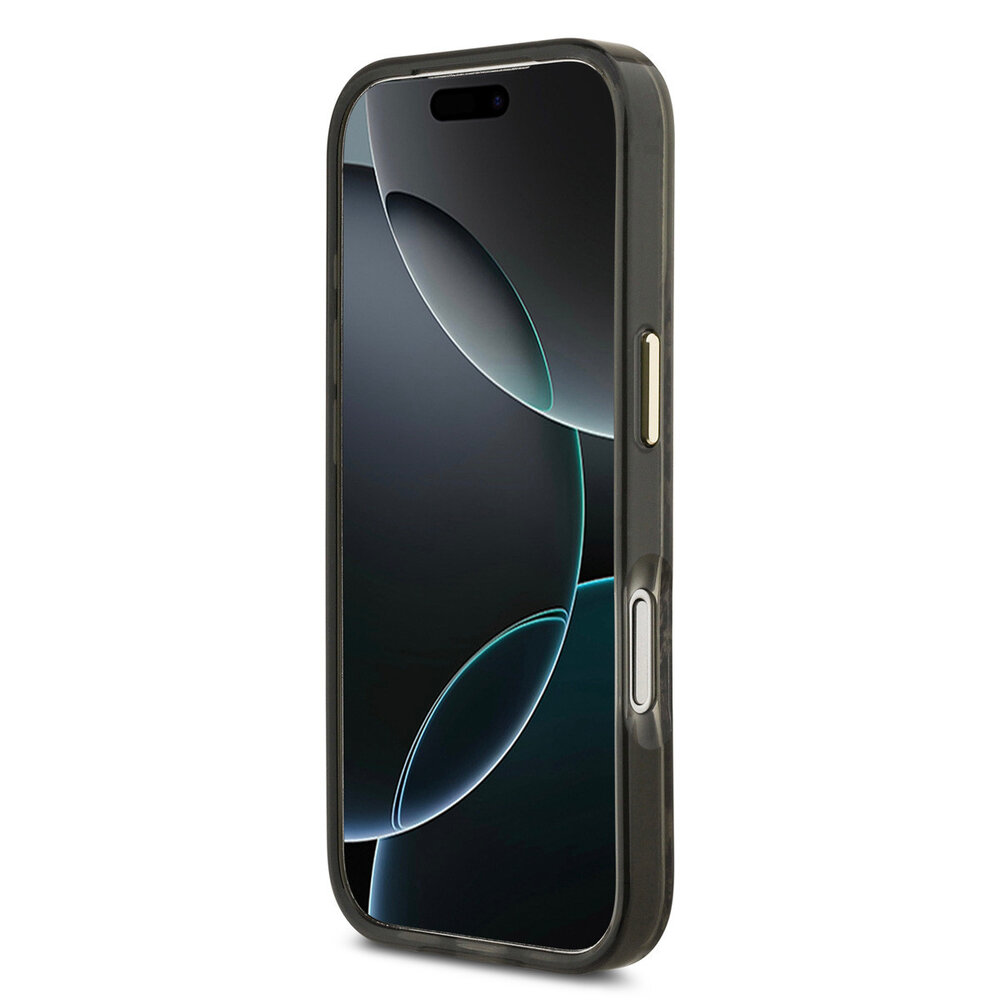 Guess Guess iPhone 17 Pro Backcover hoesje - Magsafe - Python Pattern - Bruin Guess Guess iPhone 17 Pro Backcover hoesje - Magsafe - Python Pattern - Bruin