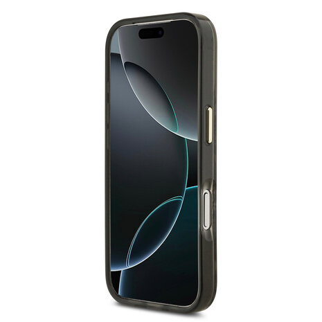 Guess Guess iPhone 17 Pro Backcover hoesje - Magsafe - Python Pattern - Bruin Guess Guess iPhone 17 Pro Backcover hoesje - Magsafe - Python Pattern - Bruin