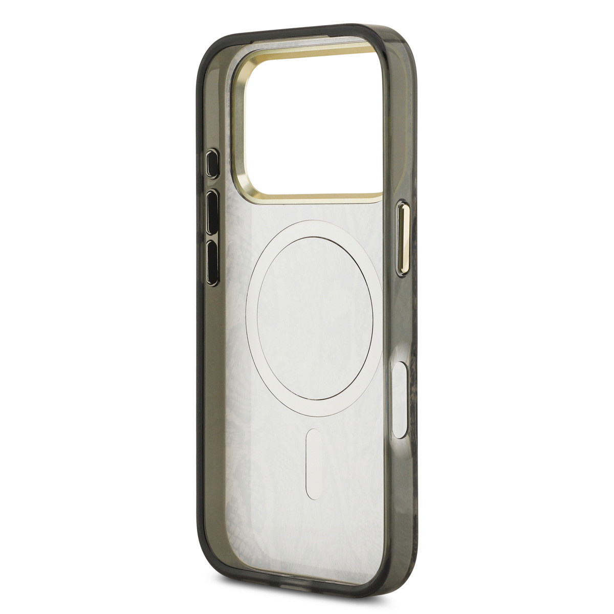 Guess Guess iPhone 17 Pro Backcover hoesje - Magsafe - Python Pattern - Bruin, foto 6 van 6