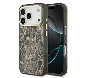 Guess Guess iPhone 17 Pro Max Back-Cover hul - Magsafe - Python Pattern - Braun