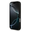 Guess Guess iPhone 17 Pro/iPhone 18 Pro Coque arrière MagSafe similicuir PU Logo 4G classique - Noir