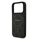 Guess Guess iPhone 17 Pro Back-Cover hul - Magsafe PU Leather - 4G Classic Logo - Schwarz