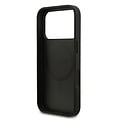 Guess Guess iPhone 17 Pro/iPhone 18 Pro Coque arrière MagSafe similicuir PU Logo 4G classique - Noir