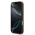 Guess Guess iPhone 17 Pro/iPhone 18 Pro Handyhülle MagSafe PU-Kunstleder Klassisches 4G-Logo - Braun