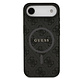 Guess Guess iPhone 17 Air Back cover coque - Magsafe PU Leather - 4G Classic Logo - Noir
