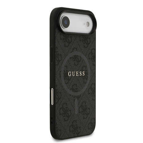 Guess Guess iPhone 17 Air Backcover hoesje - Magsafe PU Leather - 4G Classic Logo - Zwart Guess Guess iPhone 17 Air Backcover hoesje - Magsafe PU Leather - 4G Classic Logo - Zwart