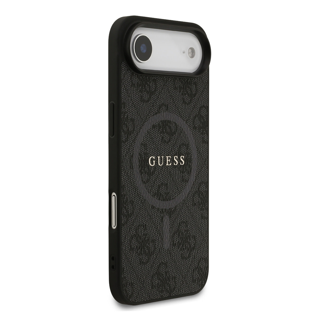 Guess Guess iPhone 17 Air Backcover hoesje - Magsafe PU Leather - 4G Classic Logo - Zwart, foto 4 van 6