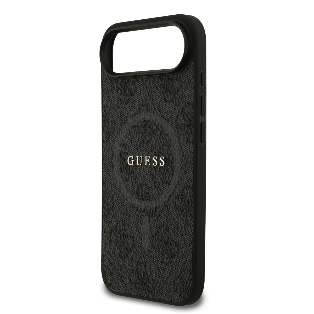 Guess Guess iPhone 17 Air Backcover hoesje - Magsafe PU Leather - 4G Classic Logo - Zwart, foto 5 van 6