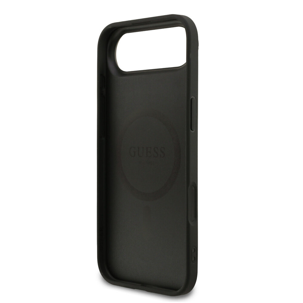 Guess Guess iPhone 17 Air Backcover hoesje - Magsafe PU Leather - 4G Classic Logo - Zwart Guess Guess iPhone 17 Air Backcover hoesje - Magsafe PU Leather - 4G Classic Logo - Zwart