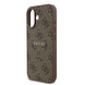 Guess Guess iPhone 17 Back cover case - Magsafe PU Leather - 4G Classic Logo - Brown